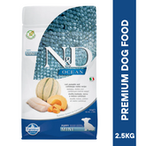 N&D OCEAN COD, PUMPKIN & CANTALOPE MELON Puppy Mini Dry Food 2.5KG